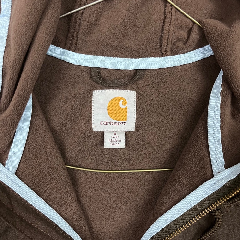 Women's Brown Hooded Jacket - Picture 5 of 8